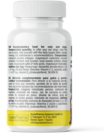 Helix Pets Natural Multinutrient for Pets | Protects Joints and Bones | Made with Collagen Herbs Vitamins and Minerals | 30 Chewable Tablets - Buy Online on GoSupps.com