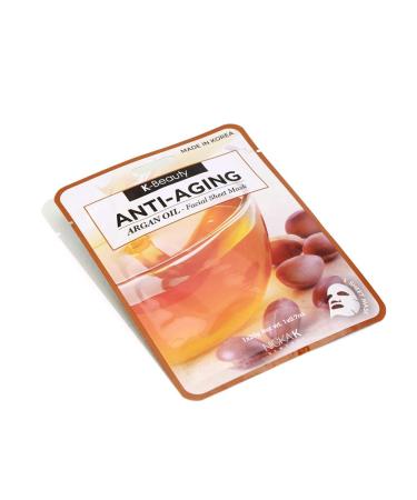 K-BEAUTY ANTI-AGING ARGAN OIL FACIAL SHEET MASK