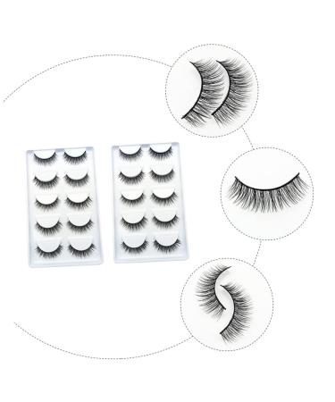 FOMIYES 10 Pairs Luxurious Fake Eyelashes - Miss Chemical Fiber for Stunning Eyes | International Shipping Available - Buy Online on GoSupps.com