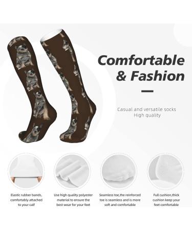 Australian Cattle Dog Compression Socks for Men & Women - 15-20 mmHg Circulation Support for Running & Cycling - Buy Online on GoSupps.com