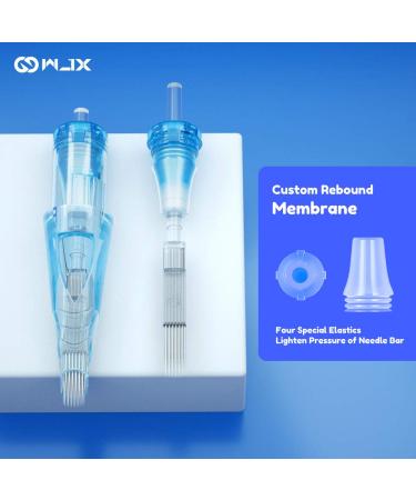 WJX 1011RM Tattoo Cartridges - 20Pcs Disposable Curved Magnum Needles - Buy Online on GoSupps.com