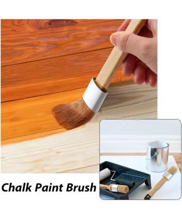 3PC Chalk and Wax Paint Brush Set for DIY Projects | Large Painting and Waxing Tool with Smooth Natural Bristles | Ideal for Milk Paint, Folk Art, Home D cor, Furniture, Wood Projects, and Stencils | Reusable - Buy Online on GoSupps.com