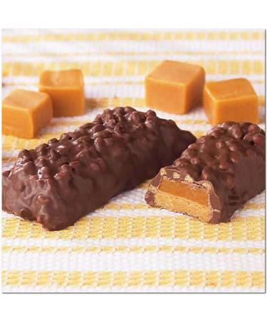 HealthSmart Caramel Crunch Protein Bars - 15g Protein, Low Calorie, Low Fat, Gluten Free, KETO Diet Friendly - 7 Count Box - Buy Online on GoSupps.com