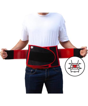Koalaa Lumbar Back Support Belt | Spine Stabilization & Relief from Back Pain | Ischias & Iliosacral Support (S-XL) - Buy Online on GoSupps.com