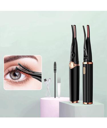 kawehiop USB Charging Compact Heated Eyelash Curler Professional ABS Type 2 1Set 1Set Type 2 - Buy Online on GoSupps.com
