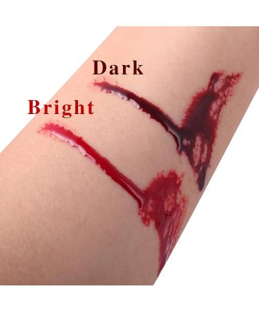 Yeweian Edible Fake Blood (1.06 oz) - Sticky & Washable SFX Makeup for Halloween Costume, Zombie, Vampire, Monster - Bright Color - Buy Online on GoSupps.com
