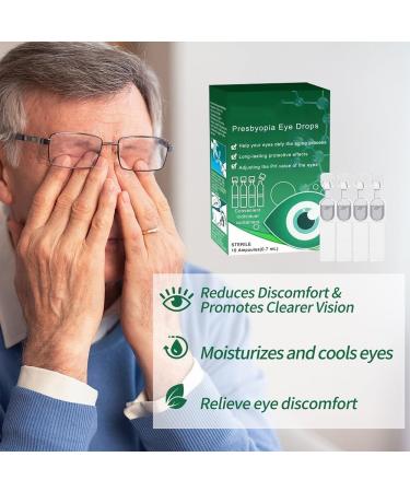 Optivipro Presbyopia Eye Drops - Vision Recovery & Brightening Drops for Dry Eyes (20Pcs) | Relieve Eye Fatigue International Shipping - Buy Online on GoSupps.com