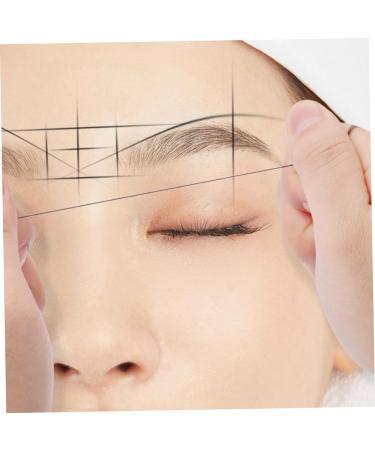 Hemoton 1Box Eyebrow Makeup Tool Eyebrow Ruler cosmetic Eyebrow Drawing Auxiliary Tool ink line 6x4.5cm White - Buy Online on GoSupps.com