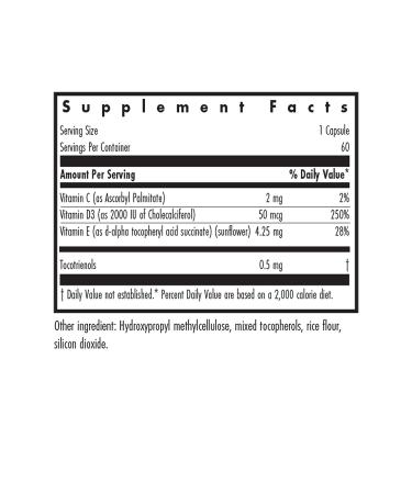 Allergy Research Group Super D3 - Bone & Immune Support - 60 Vegetarian Capsules - Buy Online on GoSupps.com