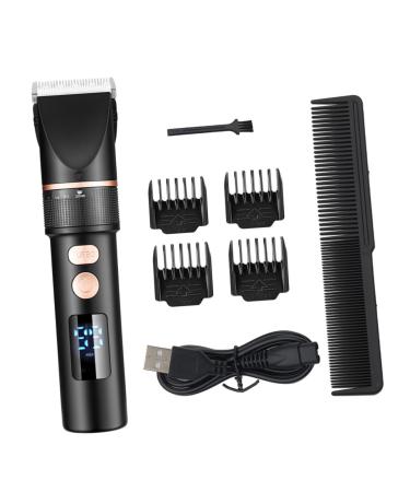 1 Set Electric Clippers Electric Haircut Kit Hair Trimmers Electric Barber Clippers Salon Hair Clipper Hair Clippers LCD Display Hair Clipper Household Hair Clipper Barber Supplies