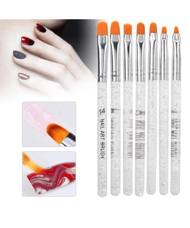 UV Gel Extension Pen Set - 7 Piece Nail Art Brush Kit for Home & Studio Manicure - Buy Online on GoSupps.com