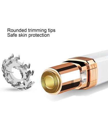 Buy Electric Hair Removal Trimmer - Painfree Circular Motion Portable & Compact Design for Home & Travel - AA Battery Operated Durable ABS Material - Buy Online on GoSupps.com