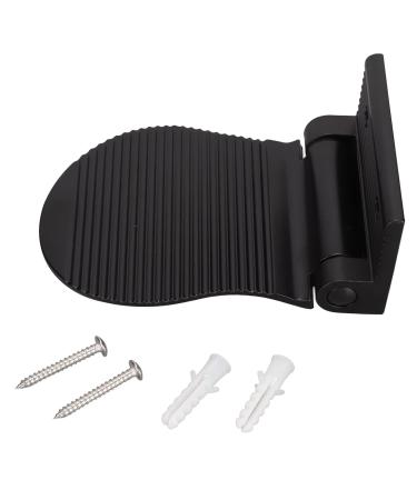 Gernie Shaving Pedestal Foot Stand - Alloy Shoe Shine & Foot Rub Brush Holder (Black) | International Shipping Available - Buy Online on GoSupps.com