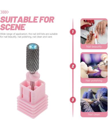 minkissy Nail Bits Safety Bits for Nail Drill Cuticle Drill Bits for Nails Grinding Nail Drill Bit Manicure Nail Drill Bits Manicure Nail Bit Tungsten Steel Nail Clippers Acrylic - Buy Online on GoSupps.com