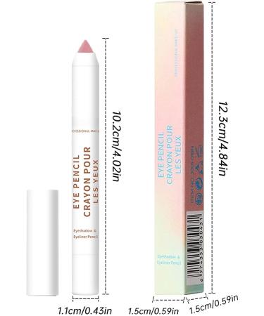 Cream Eyeshadow Stick | Soft Creamy Matte Shimmer Eye Shadow Pencil Crayon Eye Brightener Highlighter Eyeliner Crayon Make Up Set 20 Colors Smudge-Proof Transfer-Proof B03 - Buy Online on GoSupps.com