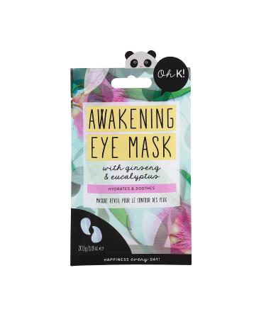 Oh K! Under Eye Mask  Ginseng & Eucalyptus 2 Count (Pack of 1)