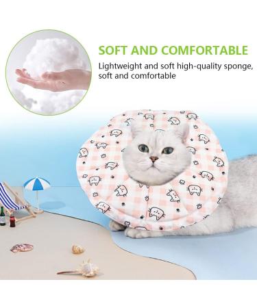 Adjustable Soft Cat Recovery Collar | Lick Protection for Post-Surgery & Injured Cats (Size S) - Buy Online on GoSupps.com