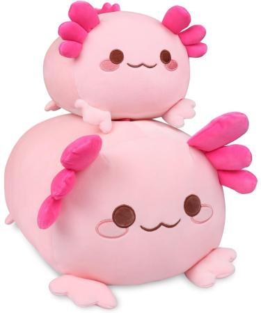 Auspicious Beginning Axolotl Stuffed Animal Plush Toy - 9.8 inch Pink - Cute Kawaii Doll for Friends - Soft, Cuddly, Chubby, and Perfect Room Decoration - New Year Gift - Buy Online on GoSupps.com