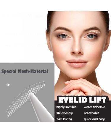 Buy Slip Floating Stripes Eyelid Lift - Invisible 360 Piece Breathable Mesh Adhesive Tapes for Sports & Beauty (4 Types) - New Moon - Buy Online on GoSupps.com