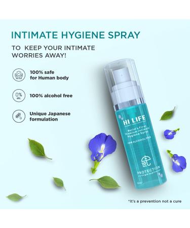 Hi Life Women's Intimate Spray with Zinc Gluconate - 2 fl oz/60 ml - Buy Online on GoSupps.com