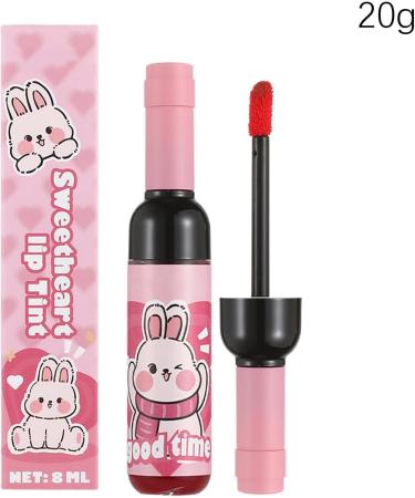 Wine Repsticle Lip Color | Matte Gloss Lips | Wine Liquid Lip Gloss Matte Finish Waterproof Beauty Makeup for Family Gatherings - Buy Online on GoSupps.com