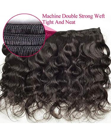 Clarolair Brazilian Body Wave Hair Bundles - 16 18 20 Inch Natural Black Extensions | Premium Human Hair - Buy Online on GoSupps.com