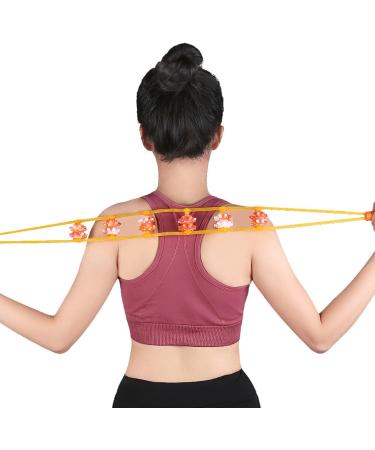 Verdant Touch Back Massage Roller Rope - Portable Relief Tool for Shoulder & Waist | Professional Household Massage Solution - Buy Online on GoSupps.com