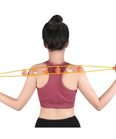 Portable Back Massage Scooter Rope - Professional Fatigue Relief Tool for Full Body Muscle Pain - Buy Online on GoSupps.com