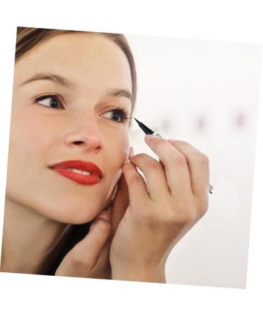 BIUDECO Liquid Eyeliner Cosmetic Eyeliner Pen Cosmetics Tool Eye Cosmetic Pen Gel Pu Sticker Drill Silver - Buy Online on GoSupps.com