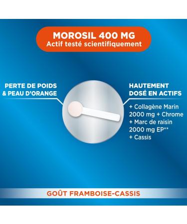 Fort Pharma - XtraSlim Chrono Strong - Morosil Powder Low Molecular Weight Marine Collagen - Weight Loss Orange Skin - Gra - Buy Online on GoSupps.com
