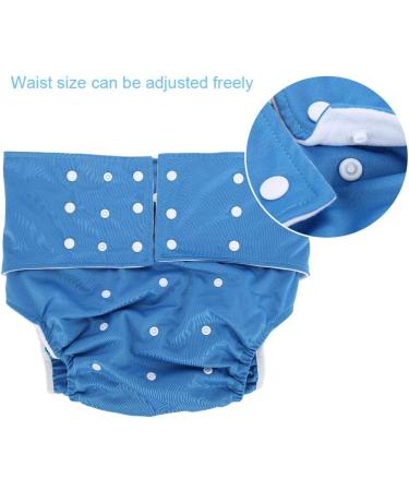Adjustable Washable Waterproof Adult Pocket Nappy - Dark Blue - Buy Online on GoSupps.com