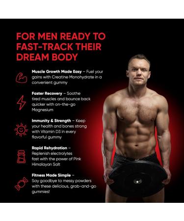 FRIEND OF DOROTHY Muscle & Vitality Bundle Build Muscle and Support Male Vitality - 60 Muscle Gummies & 60 Daddy Capsules - Buy Online on GoSupps.com