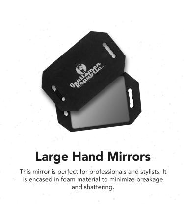 Gentlemen Republic Barber Mirror - Foam Encased, Shatterproof (16x10 inches) - Buy Online on GoSupps.com