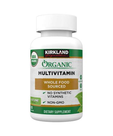 Kirkland Signature Organic Multivitamin - 80 Coated Tablets