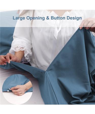 Portable Travel Sleeping Bag Liner - Lightweight & Compact Camping Sheets for Adults - Blue, 82.7 x 70.9 - Buy Online on GoSupps.com