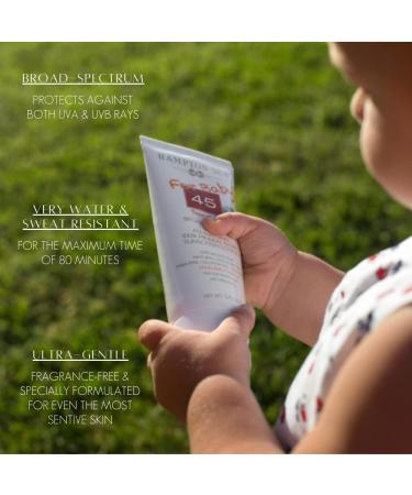 Hampton Sun All Natural SPF 50 Mineral Baby Lotion 3.2 oz. | Gentle Broad Spectrum Sunscreen with Antioxidants - Buy Online on GoSupps.com