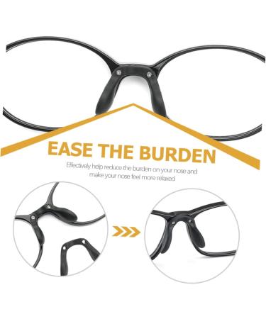 Healeved 6 pc U-Shaped Screw Nose Pads for Sunglasses & Glasses - Universal Silicone Saddle Set for Comfort & Stability - Buy Online on GoSupps.com