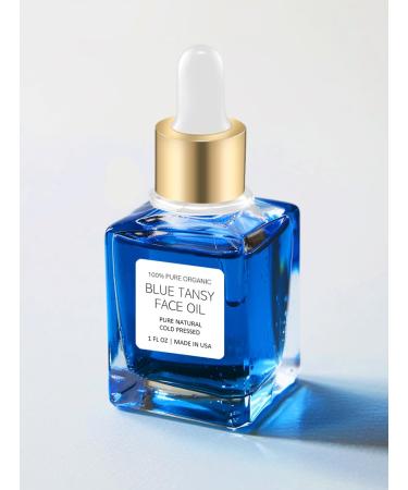 Sonora Bath & Flame Blue Tansy Face Oil - 100% Pure Blue Tansy Oil for Face - Noncomedogenic Blue Tansy Facial Oil for Sensitive and Acne Prone Skin