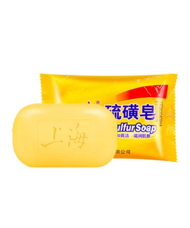 Buy 6/12/24 Packs Bee & Flower Shanghai Sulfur Soap - 10% Sulfur Face & Body Bar - 3.0 Oz - Ideal for Acne & Oily Skin - International Shipping Available - Buy Online on GoSupps.com