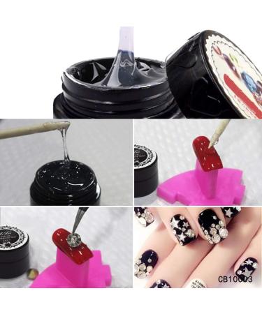 Professional Nail Art use 2pcs Strong Paste Glue Used for Nail Art Design Paste Rhinestones or Nail Decorations - Buy Online on GoSupps.com