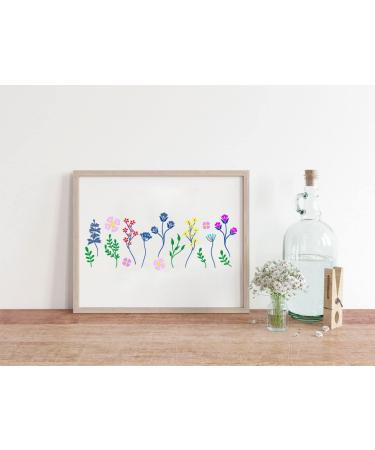 GAGA Spring Flower Silk Screen Stencil - Self Adhesive Reusable Chalk Paste & Mesh Transfers Stencil for Painting on Wood & Fabric - 8.5x11 inches - Buy Online on GoSupps.com