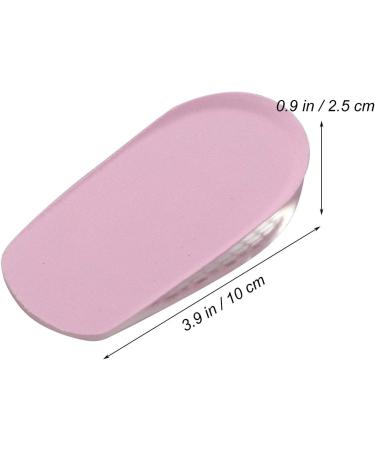 Rosenice Height Insoles - 2.5 cm Soft Silicone Self-Adhesive Heel Inserts | Invisible Height Increase | Non-Slip Comfort for All-Day Wear - Buy Online on GoSupps.com
