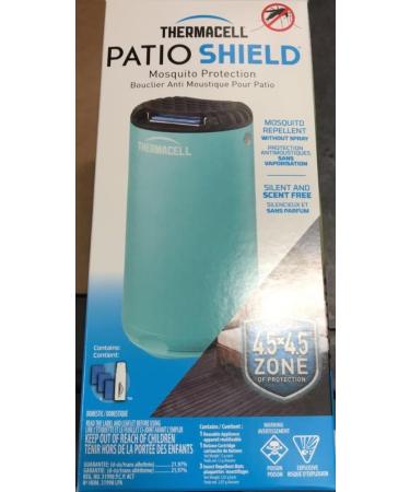 Thermacell Patio Shield Mosquito Repeller Blue Highly Effective Mosquito Repellent for Patio No Candles or Flames DEET-Free No Odour Bug Spray Alternative Includes 12-Hour Refill Glacial Blue - Buy Online on GoSupps.com