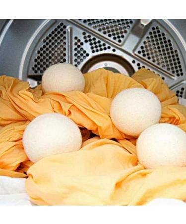 Premium XL Wool Dryer Balls - Pack of 6 | Handmade from Latest Shearing in New Zealand | Natural Fabric Softener for Quick Drying | 2.8 Inch Reusable Dryer Balls - Buy Online on GoSupps.com