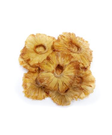 Organic Dried Pineapple Rings  1 Pound - Non-GMO  Flavorful Chewy Fruit Snack  Vegan  Unsulfured  No Sugar Added  Bulk  Great Addition to Desserts  Cakes  and Pies  No Sulphites  Unsweetened 1 LB - Buy Online on GoSupps.com