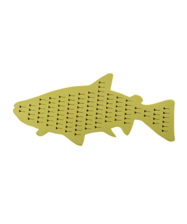 COLDWATER FLY FISHING - Silicon "Trout-Shaped" Drift Boat Fly Drying Patch