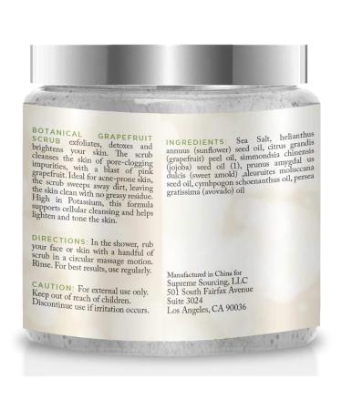 Grapefruit Scrub for Face and Body | Deep Cleansing Exfoliator for Acne-Prone Skin | Brighten Your Complexion | Pure Original - Buy Online on GoSupps.com