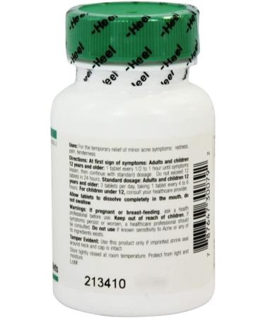 MediNatura Acne Relief - 100 Tablets for Clear Skin - Buy Online on GoSupps.com