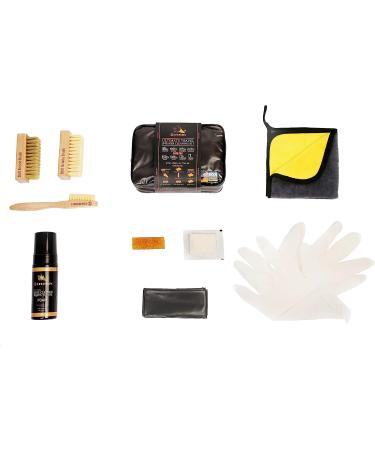 12PC Ultimate Travel Sneaker Cleaner Kit - Best Shoe Cleaning Set | White Sneaker, Nubuck & Suede Cleaner with Rubber Eraser & Brush - Perfect Travel Gift - Buy Online on GoSupps.com