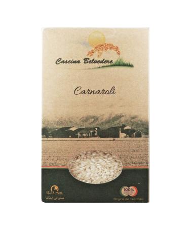 Cascina Belvedere Italian Risotto Rice  Carnaroli Rice Creamy Risotto Vegan Non-Gmo 35 Ounces (Pack of 1)